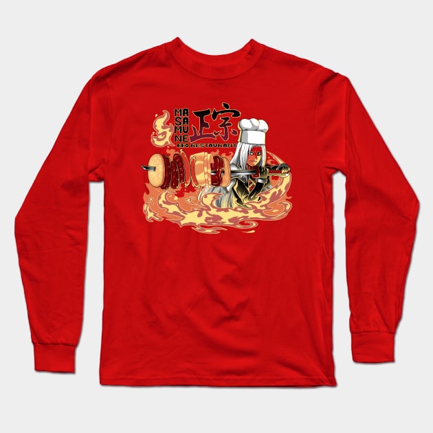 Masamune BBQ Long Sleeve T-Shirt by CoinboxTees